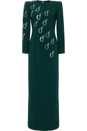 Jenny Packham Abito da sera Jealous con cristalli