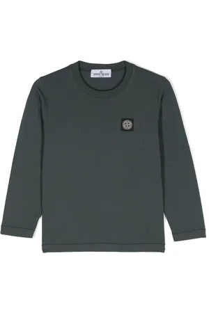 Stone Island T-shirt con applicazione Compass