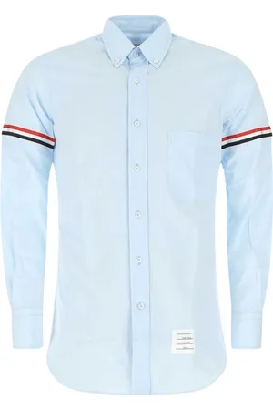 Thom Browne Camicia con banda RWB