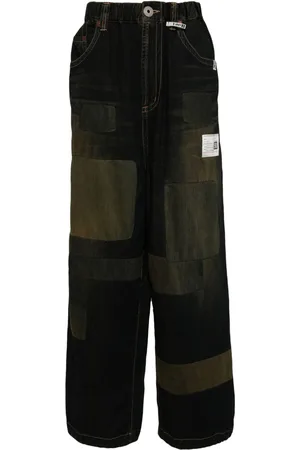 Maison Mihara Yasuhiro Jeans con design patchwork