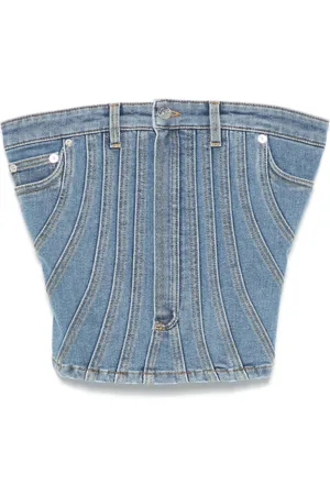MUGLER Bustino denim