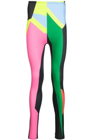 WALTER VAN BEIRENDONCK Leggings Legs con stampa grafica