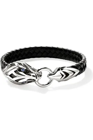 John Hardy Bracciale Naga in sterling con zaffiri