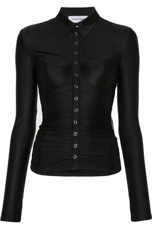 Marine Serre Blusa drappeggiata