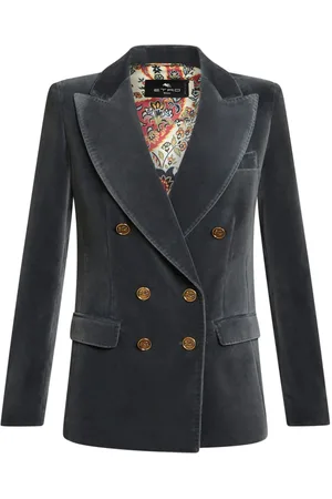Etro Blazer con bottoni goffrati