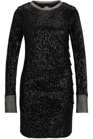 HUGO BOSS Abito corto con paillettes