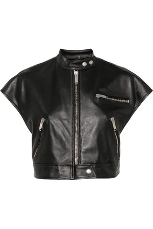 Halfboy Giacca biker crop a maniche corte