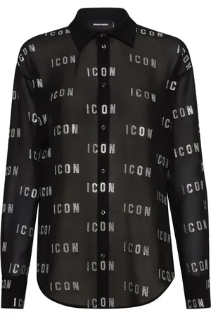 Dsquared2 Camicia con cristalli