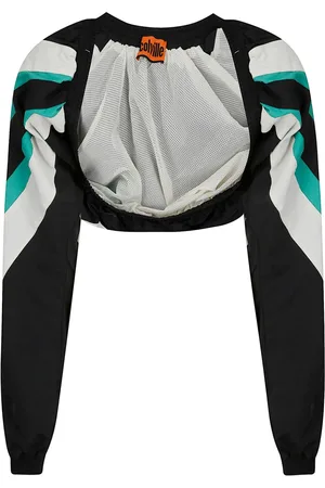 Colville Giacca crop con banda logo x Diadora
