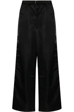 SACAI Pantaloni a gamba ampia con cintura