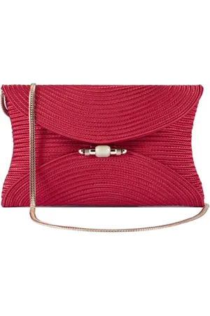 SHANGHAI TANG Clutch con design a intreccio