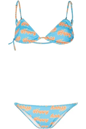 Natasha Zinko Bikini con stampa Happy