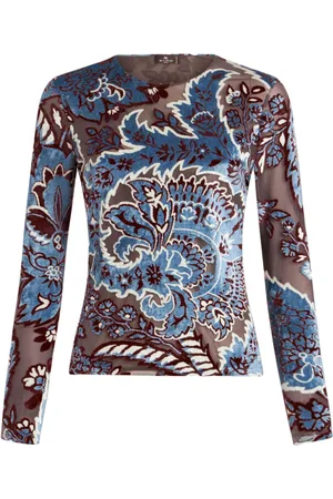 Etro Top con effetto jacquard