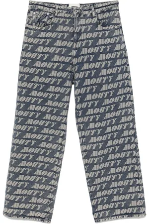 MOUTY Jeans taglio comodo con logo jacquard