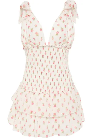 LOVESHACKFANCY Abito corto Rossi