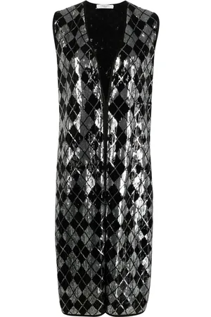 CHARLOTT Giacca smanicata con paillettes