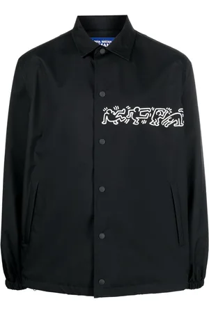 JUNYA WATANABE Giacca-camicia con stampa Keith Haring
