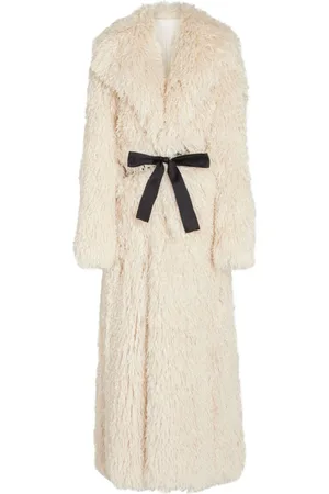 Giambattista Valli Pelliccia cruelty-free con fiocco