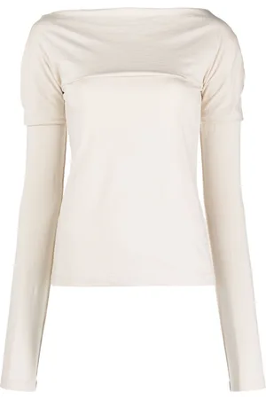 Low Classic Top con scollo a barca