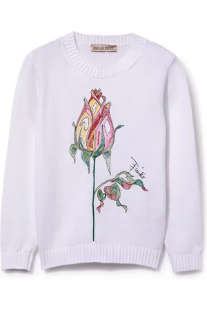 PUCCI Junior Maglione a fiori