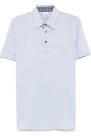 BRIONI Polo con ricamo logo