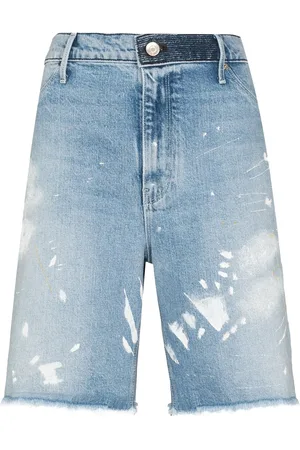 RTA Shorts denim Hesper con stampa