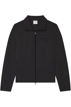 Courrèges Giacca-camicia Interlock con zip