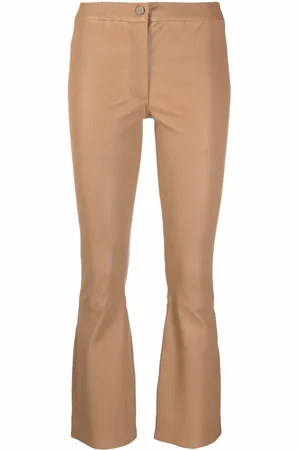 arma leder Pantaloni svasati in pelle