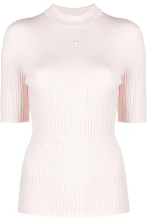 Courrèges Maglione con ricamo
