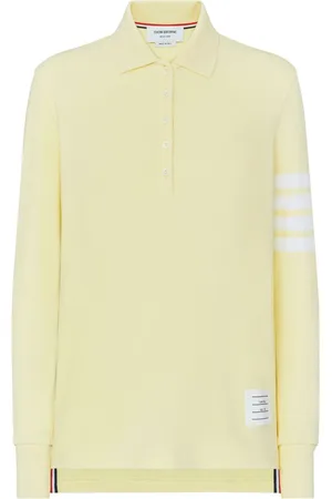 Thom Browne Polo con dettaglio a righe