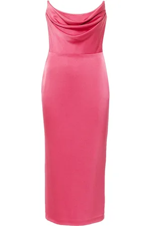 ALEX PERRY Abito midi stile corsetto in reso