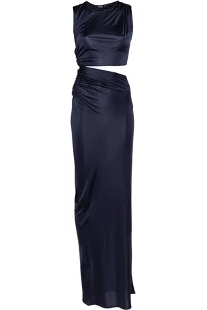 Atlein Abito lungo con dettaglio cut-out