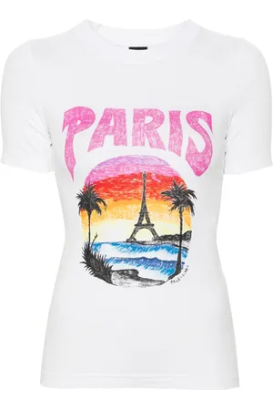 Balenciaga T-shirt Paris Tropical