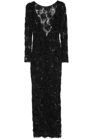 Alessandra Rich Abito lungo con paillettes