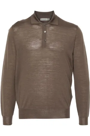 CANALI Polo in lana merino