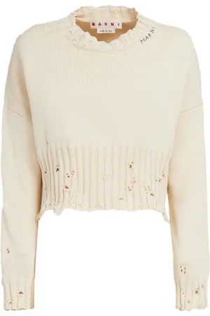 Marni Maglione effetto vissuto crop