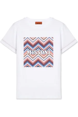 Missoni T-shirt con stampa a zigzag