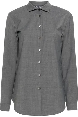 DRHOPE Camicia tinta unita