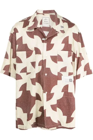 Maison Mihara Yasuhiro Camicia con design patchwork