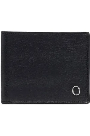 Orciani Portafoglio bi-fold con placca logo