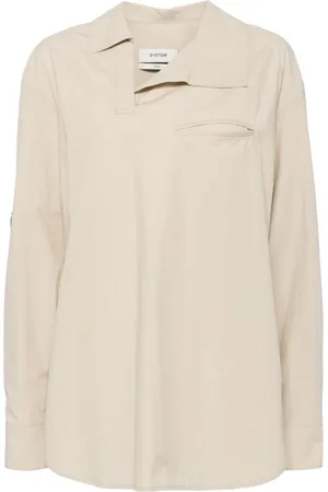 SYSTEM Blusa asimmetrica