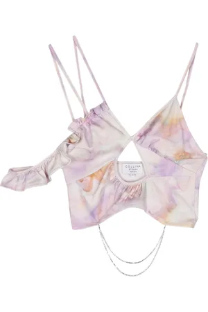 Collina Strada Top crop Lily con stampa