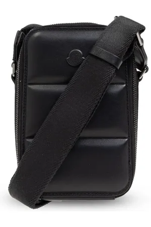 Moncler Borsa messenger con logo goffrato