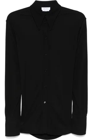 Alexander McQueen Blusa con dettaglio a catena