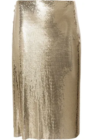 Paco rabanne Gonna Pression Chainmail midi