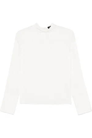 THEORY Blusa con dettaglio foulard