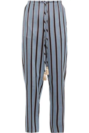 FORTE FORTE Pantaloni affusolati a righe