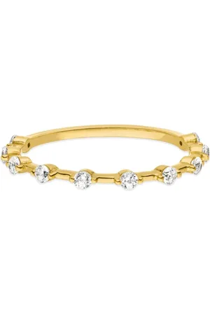 VEYNOU Anello Daisy in giallo 14kt con diamanti