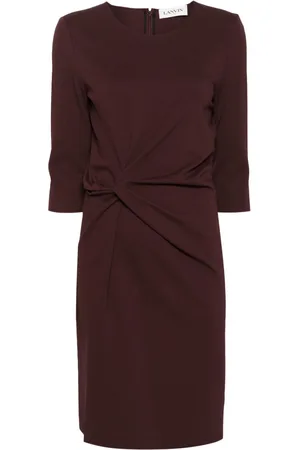 Lanvin Abito midi con incrocio