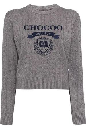 Chocoolate Maglione con ricamo